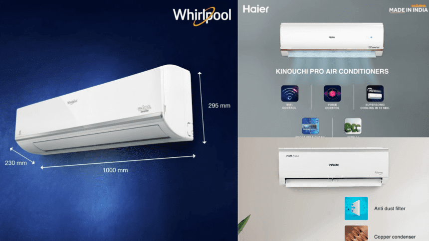 1.5 टन AC की कीमत में खरीदें 2 टन वाले Split AC