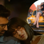 Aditya and Sara In Yellow Taxi