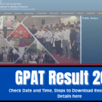 GPAT 2025 Results Out