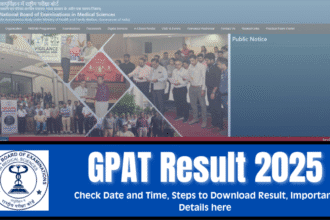 GPAT 2025 Results Out