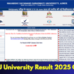 MDSU University result 2025 released for UG and PG courses