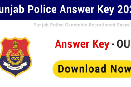 Punjab Police Constable 2025 Recruitment Answer Key Out