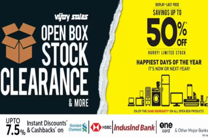 Vijay Sales Open Box Sale announcement