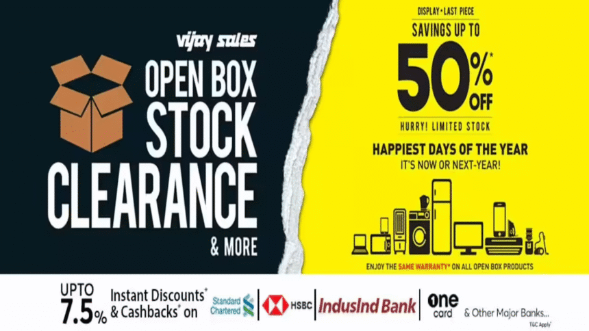 Vijay Sales Open Box Sale announcement