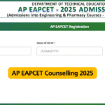 AP EAMCET 2025 काउंसलिंग शुरू – पंजीकरण आज से