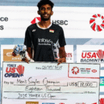 Ayush Shetty won the US Open badminton title