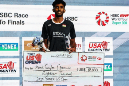 Ayush Shetty won the US Open badminton title