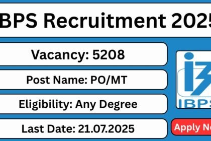IBPS PO Vacancy 2025: Registration begins for 5,208 posts, check eligibility, deadline