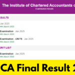 ICAI 2025 result – Know how to download and what should be the further preparation?