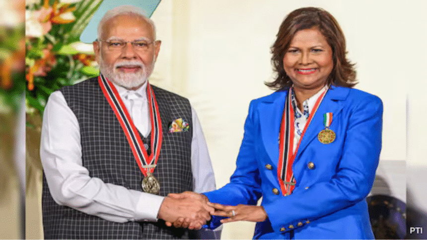 PM Modi awarded Trinidad and Tobago's highest honour: त्रिनिदाद एंड टोबैगो के सर्वोच्च सम्मान से सम्मानित होने वाले पहले विदेशी बने