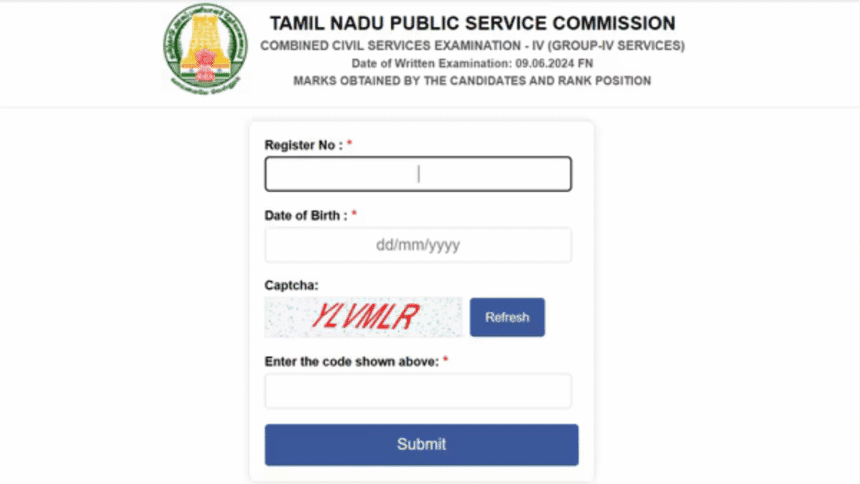 TNPSC Group 4 Admit Card 2025 Released