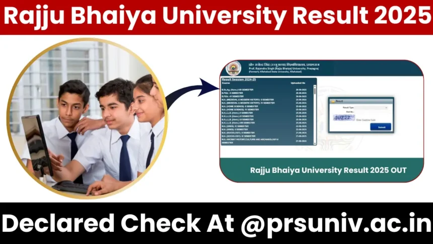 Rajju Bhaiya University Result 2025: BA, BSc, BCom और MSc (Ag) के परिणाम घोषित, यहां देखें मार्कशीट