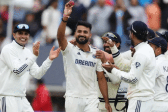 आकाश दीप ने किया टेस्ट में जलवा—इंग्लैंड को साल्ड आउट कर श्रृंखला 1-1 से बराबरी