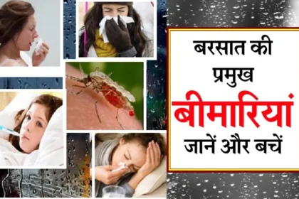 Rainy Season Diseases 2025: बारिश में होने वाली बीमारियाँ, बचाव के उपाय और सरकारी हेल्पलाइन