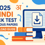 मॉक टेस्ट और पिछले साल के पेपर 2025 – डाउनलोड गाइड