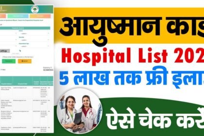 आयुष्मान भारत योजना 2025 – Empaneled Hospitals List & Online Apply