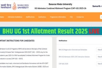 BHU UG एडमिशन 2025