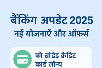 बैंकिंग अपडेट 2025 – नई योजनाएँ और ऑफर्स | Latest Update
