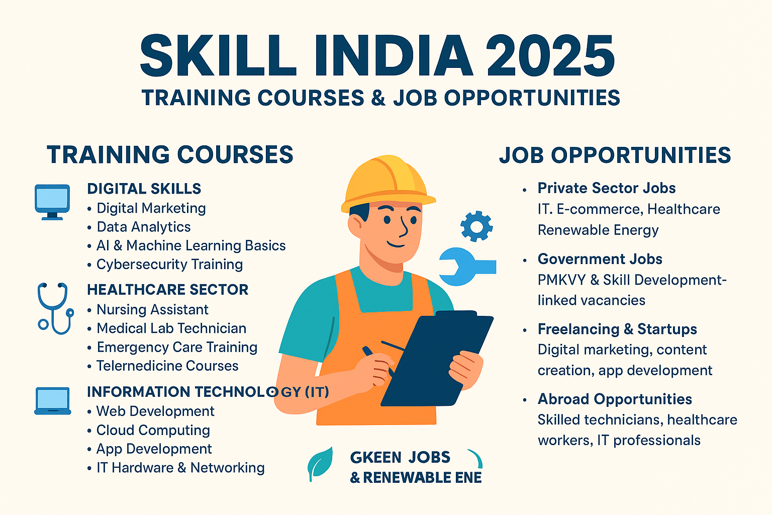 Skill India 2025 – Training Courses & Job Opportunities