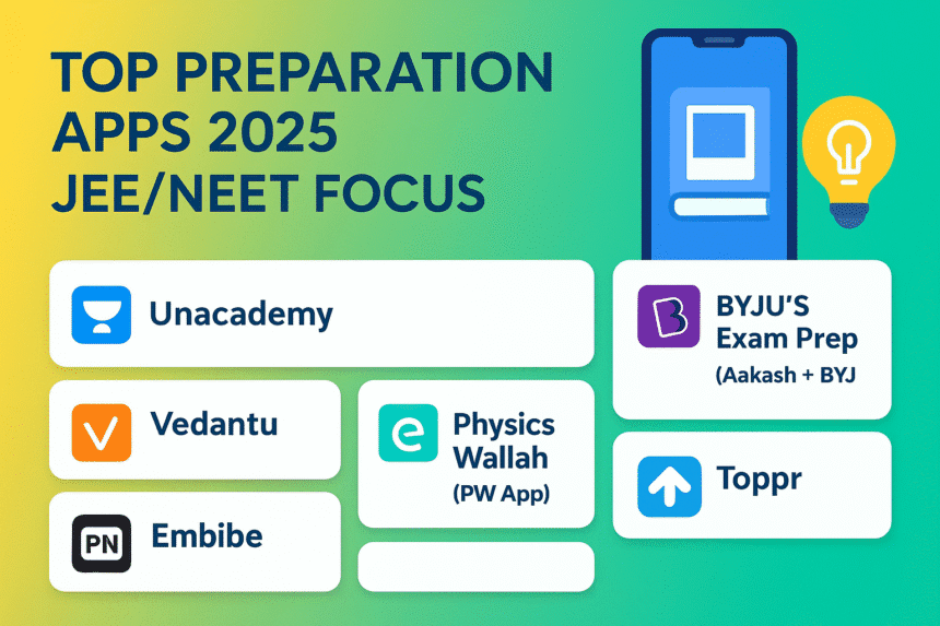 Top Preparation Apps 2025 – Best JEE & NEET Study Apps