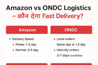 Amazon vs ONDC Logistics 2025 – कौन है तेज़ और भरोसेमंद?