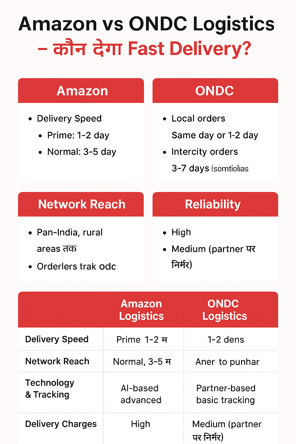 Amazon vs ONDC Logistics 2025 – कौन है तेज़ और भरोसेमंद?