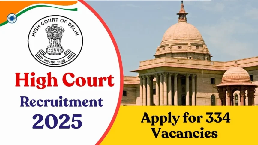DSSSB दिल्ली हाई कोर्ट भर्ती 2025: 10वीं पास के लिए कोर्ट अटेंडेंट पदों पर आवेदन
