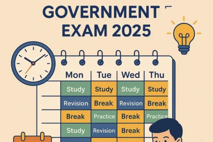 ऐसे बनाएं Study Timetable सरकारी परीक्षा के लिए