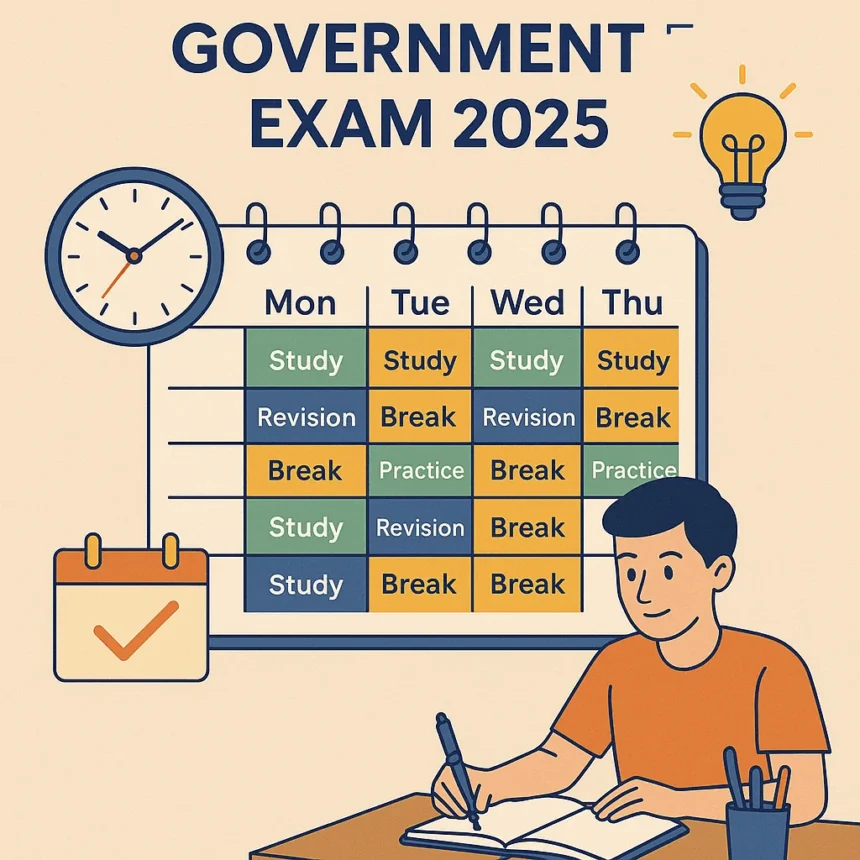 ऐसे बनाएं Study Timetable सरकारी परीक्षा के लिए