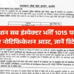 RPSC SI भर्ती 2025: आज से शुरू हुई पंजीकरण प्रक्रिया — 1,015 उप निरीक्षक (Sub-Inspector) पदों के लिए