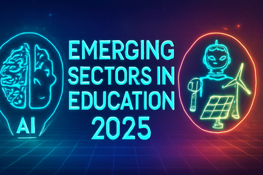 Emerging Sectors in Education 2025 – AI, Robotics, Renewable Energy