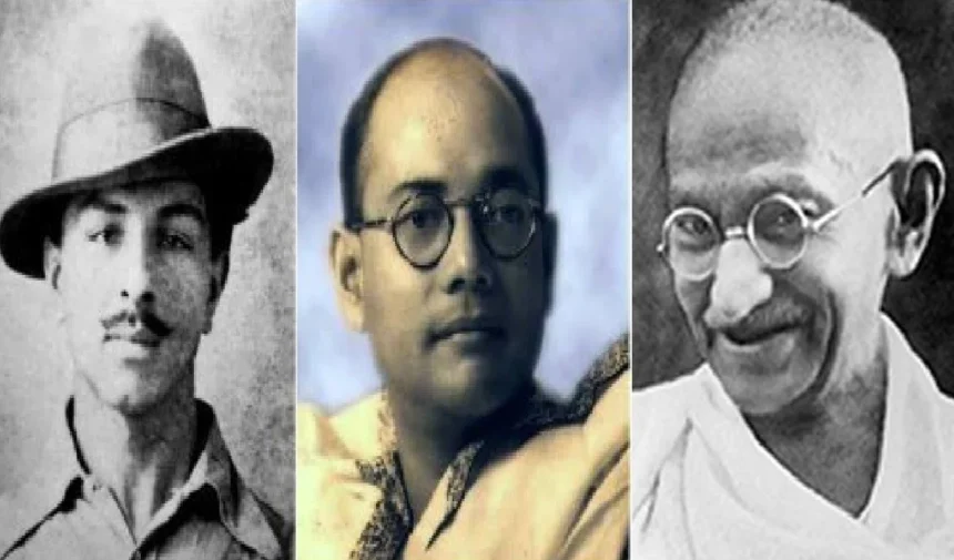 महात्मा गांधी, भगत सिंह, नेताजी सुभाष चंद्र बोस की प्रेरक कहानियां