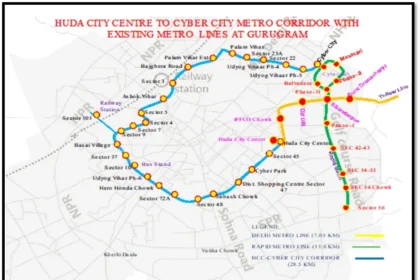 सोहना में नई मेट्रो लाइन और सड़क परियोजनाओं का प्रॉपर्टी पर प्रभाव