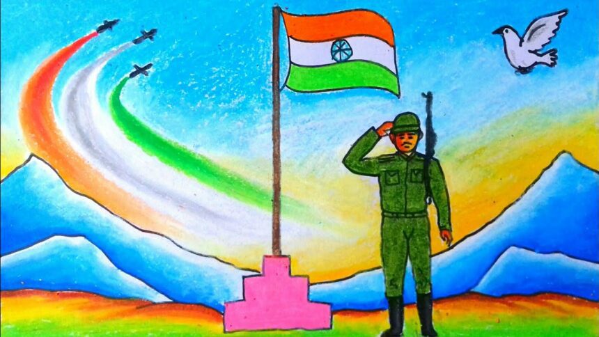 स्वतंत्रता दिवस पर बच्चों के लिए ड्रॉइंग और पेंटिंग आइडियाज