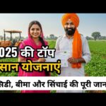 2025 में किसानों के लिए नई सब्सिडी और बीमा योजनाएँ