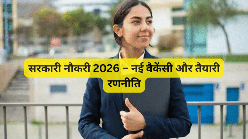 सरकारी नौकरी 2026 – नई वैकेंसी और तैयारी रणनीति