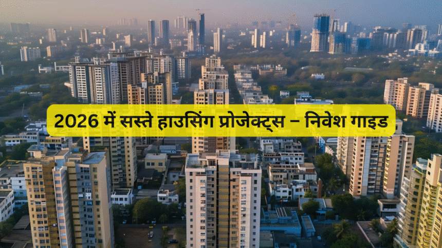2026 में सस्ते हाउसिंग प्रोजेक्ट्स – निवेश गाइड