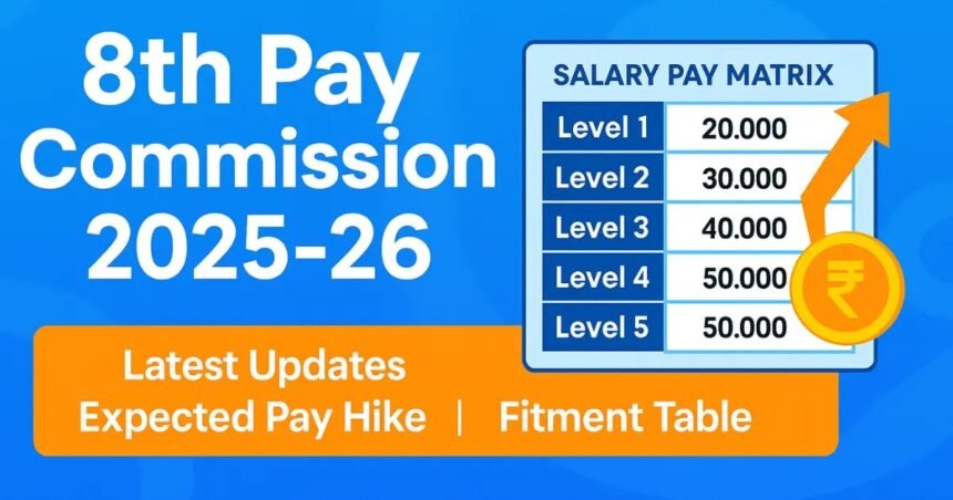 8th Pay Commission 2025 – Expected Salary Hike & Pension Benefits