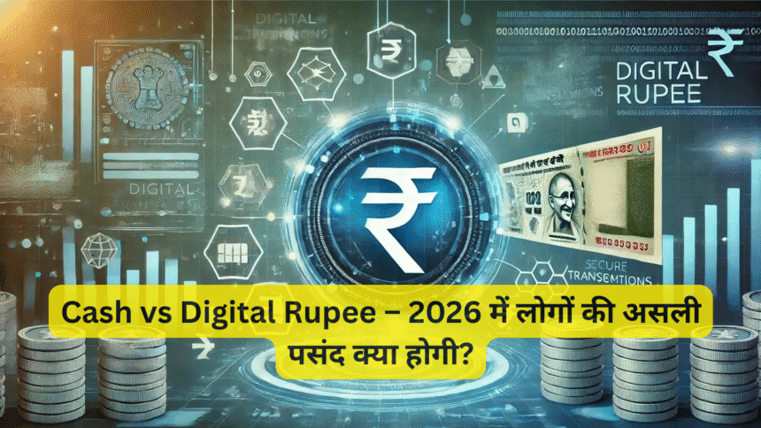 Cash vs Digital Rupee – 2026 में लोगों की असली पसंद क्या होगी?