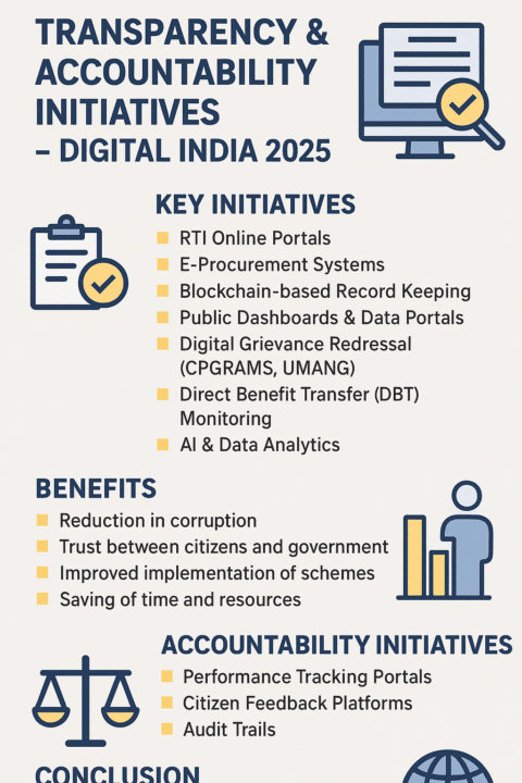 Transparency & Accountability Initiatives 2025 | Digital India e-Governance