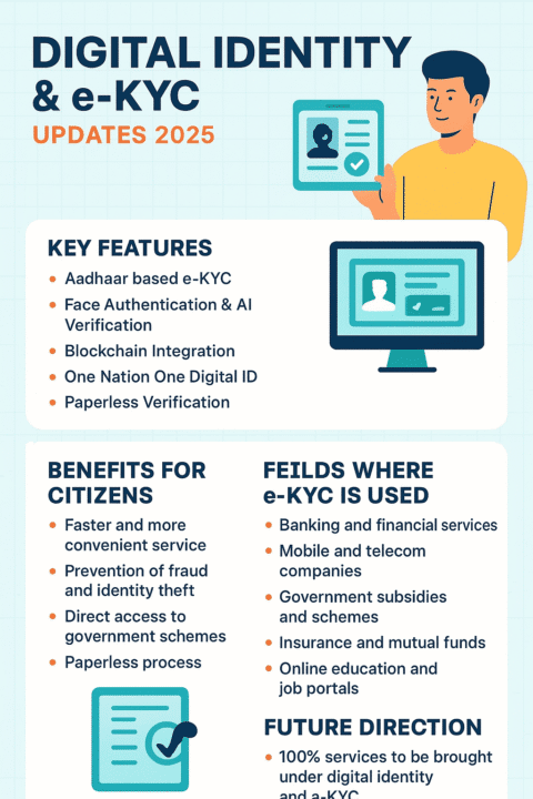 Digital Identity & e-KYC Updates 2025 &ndash; आसान और सुरक्षित पहचान का भविष्य