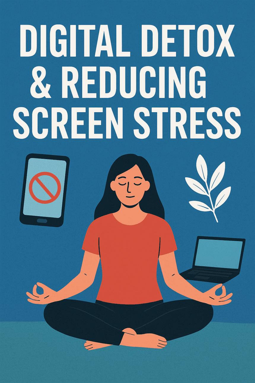 Digital Detox & Reducing Screen Stress – मानसिक शांति के लिए ज़रूरी कदम