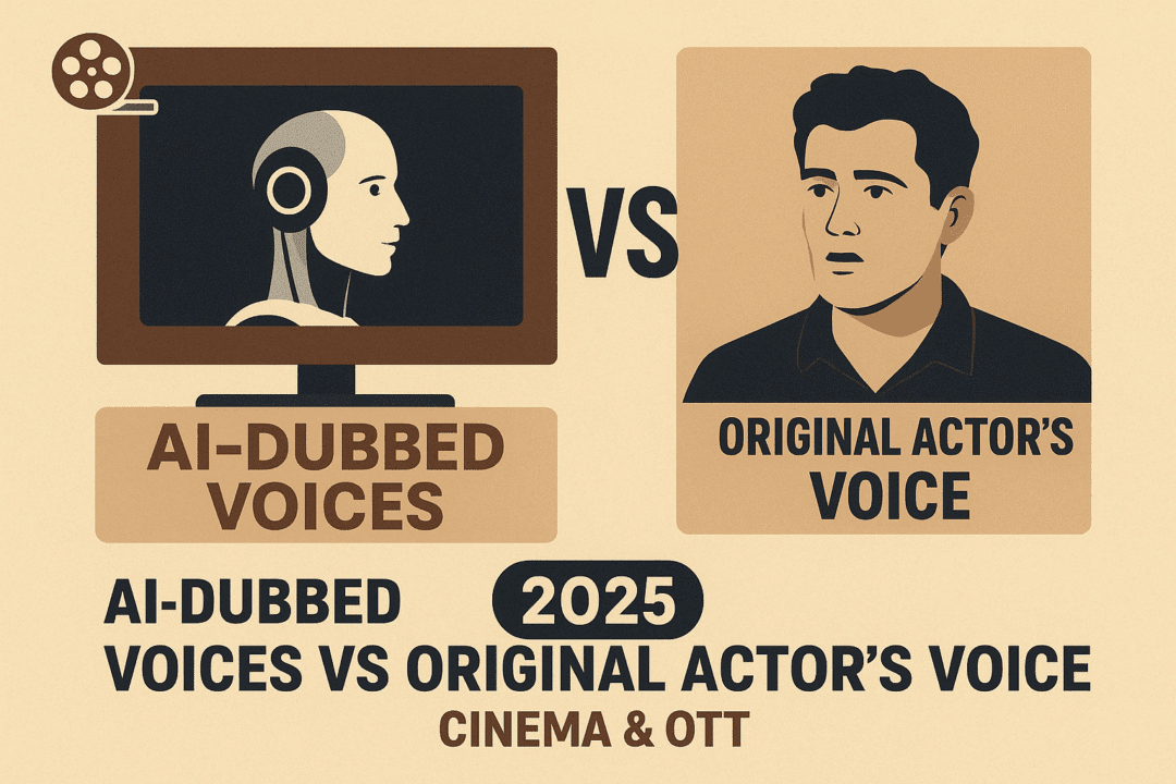 AI-Dubbed Voices vs Original Actors – 2025 में दर्शकों की पसंद