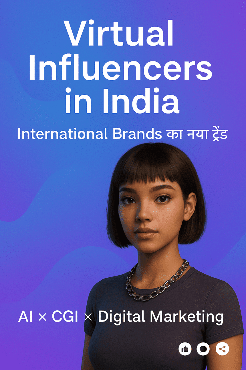 अंतरराष्ट्रीय ब्रांड और वर्चुअल इन्फ्लुएंसर्स – भारतीय संदर्भ