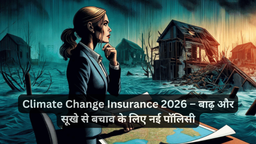 Climate Change Insurance 2026 – बाढ़ और सूखे से बचाव के लिए नई पॉलिसी