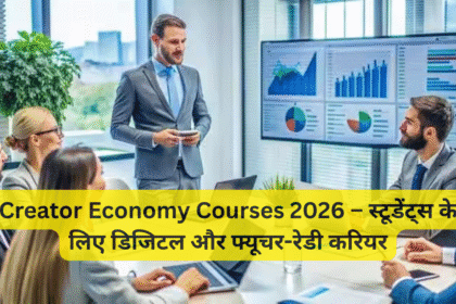 Creator Economy Courses 2026 – स्टूडेंट्स के लिए डिजिटल और फ्यूचर-रेडी करियर