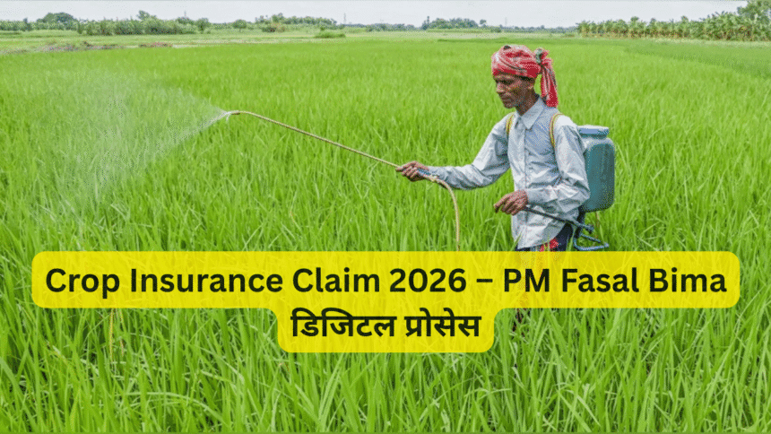 Crop Insurance Claim 2026 – PM Fasal Bima डिजिटल प्रोसेस