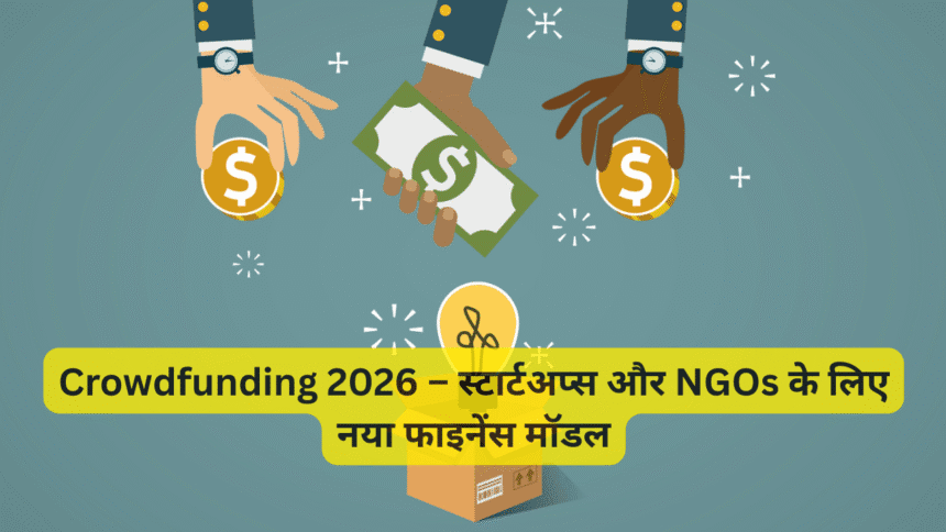 Crowdfunding 2026 – स्टार्टअप्स और NGOs के लिए नया फाइनेंस मॉडल