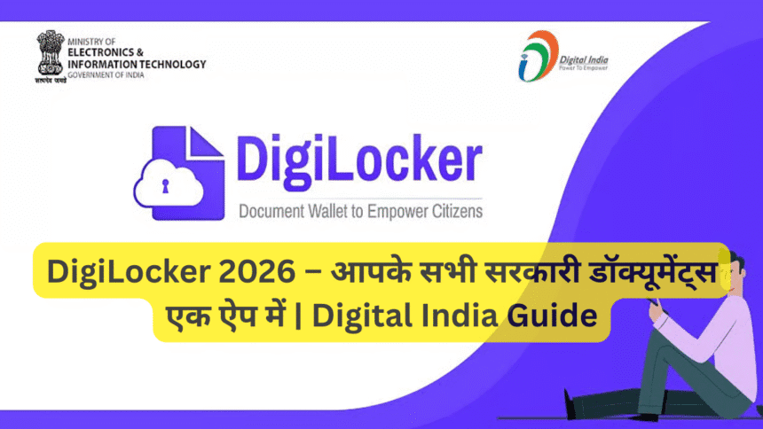 DigiLocker 2026 – आपके सभी सरकारी डॉक्यूमेंट्स एक ऐप में | Digital India Guide