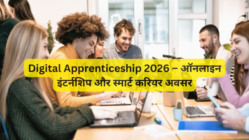 Digital Apprenticeship 2026 – ऑनलाइन इंटर्नशिप और स्मार्ट करियर अवसर